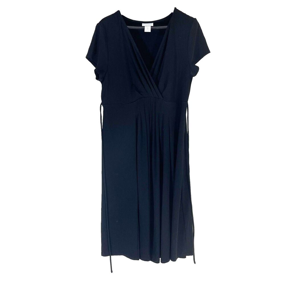 Motherhood Maternity Black Short‎ Sleeve Dress Size Medium